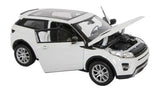 Welly Land Rover Range Rover Evoque white diecast car 1/24 scale
