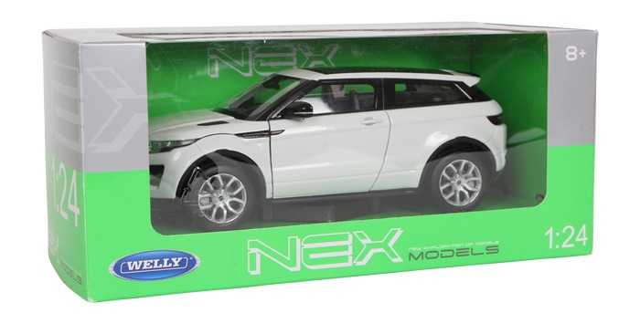 Welly Land Rover Range Rover Evoque white diecast car 1/24 scale