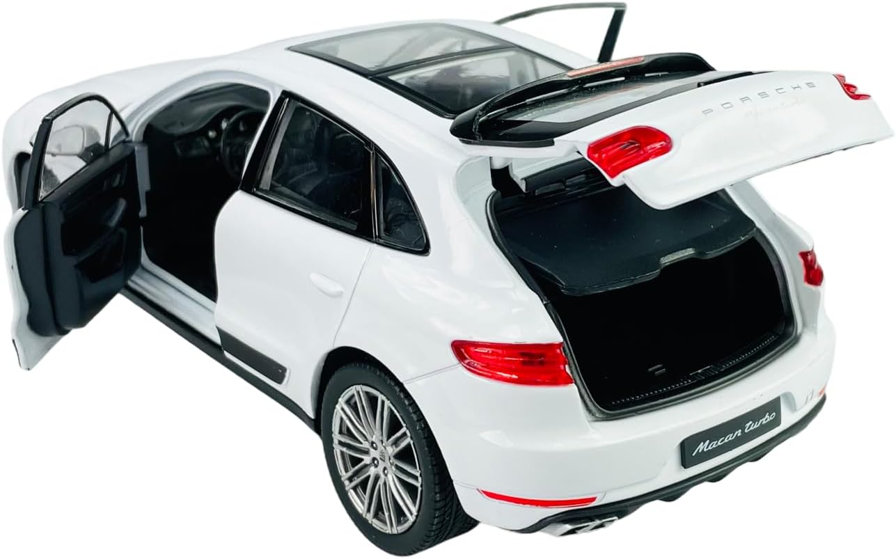Welly Porsche Macan Turbo White diecast car 1/24 scale