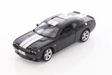 Welly 2012 Dodge Challenger SRT black diecast car 1/24 scale