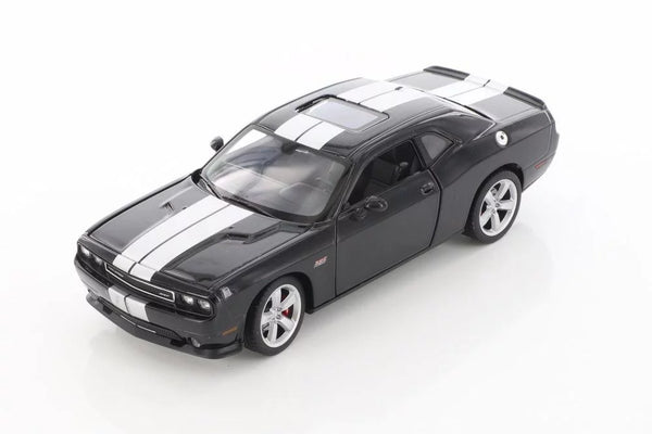 Welly 2012 Dodge Challenger SRT black diecast car 1/24 scale