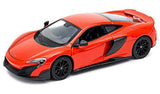 Welly Mclaren 675LT Coupe Orange diecast car 1/24 scale