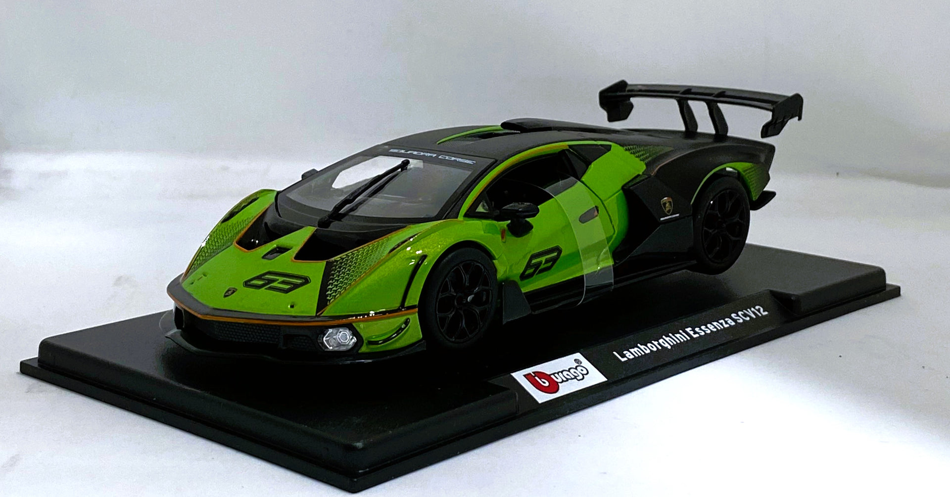 Bburago -Lamborghini Terzo Millennio 1:24, grijs (18-21094GY Bburago -Lamborghini Terzo Millennio 1:24, grijs (18-21094GY