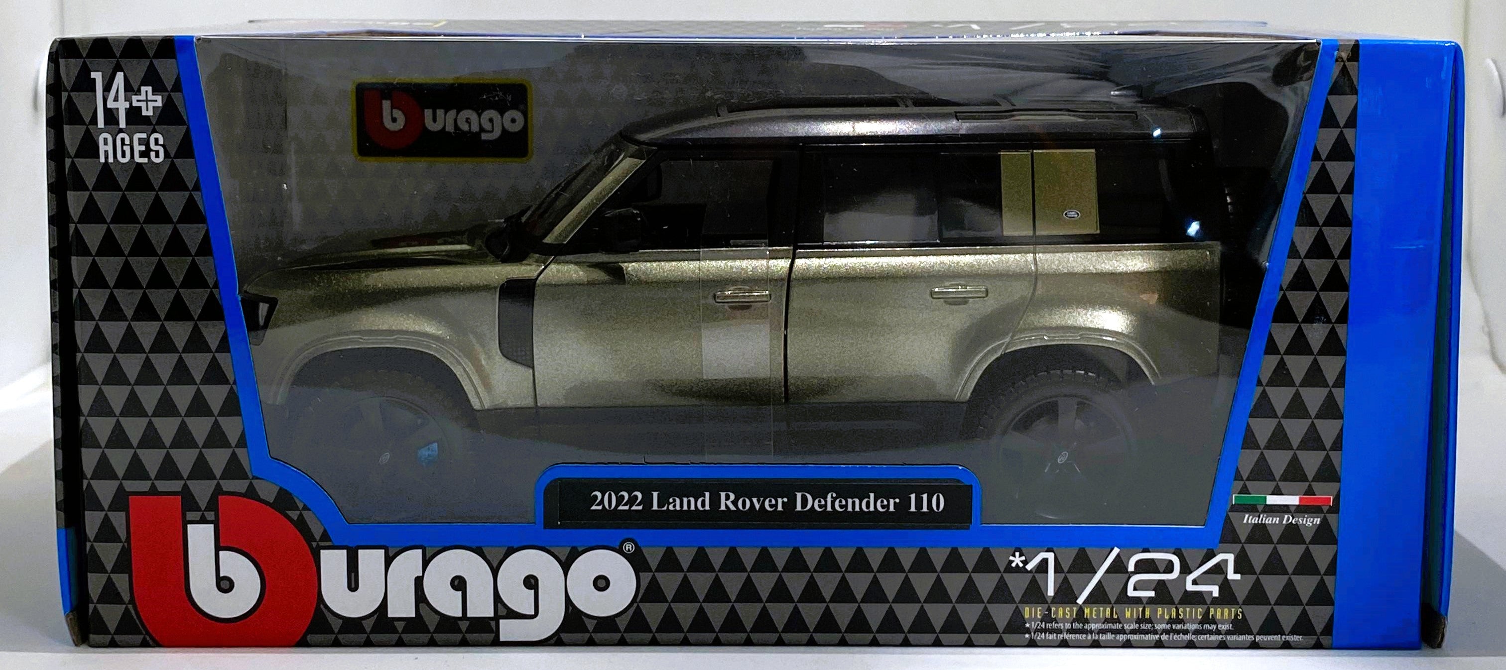 Bburago Land Rover Defender 2022 Green 1/24