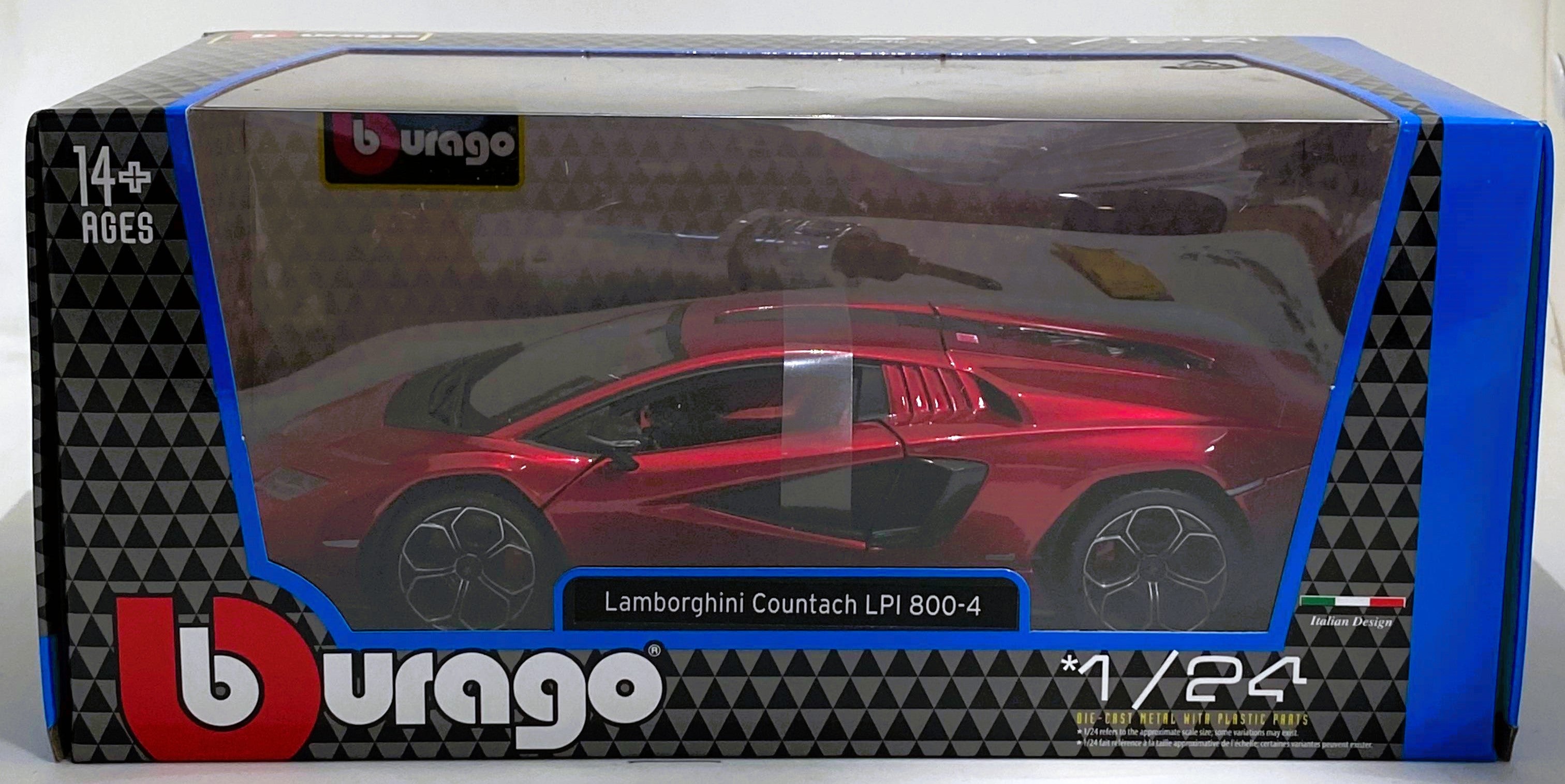 Bburago Lamborghini Countach LPI 800-4 Red 1/24
