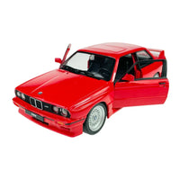 Bburago 1988 BMW 3 series M3 E car diecast model 1/24 red