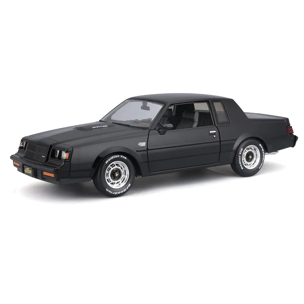 1987 Buick Grand National 1/18 scale Diecast car Model by Maisto (Black)