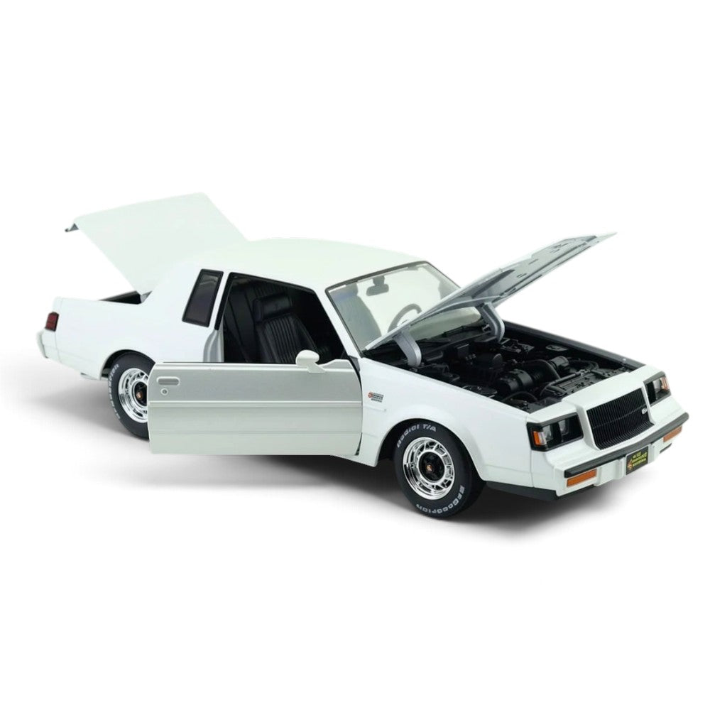 1987 Buick Grand National 1/18 scale Diecast car Model by Maisto (white)