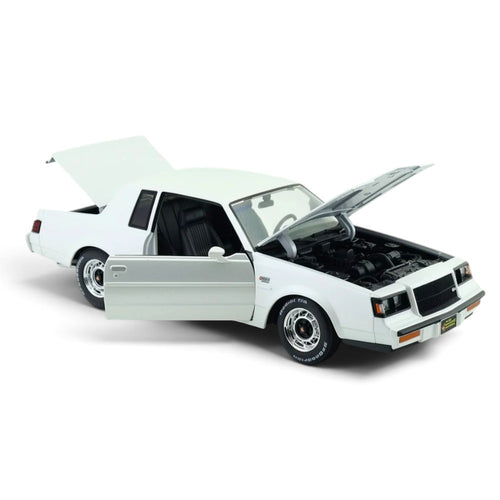 1987 Buick Grand National 1/18 scale Diecast car Model by Maisto (white)