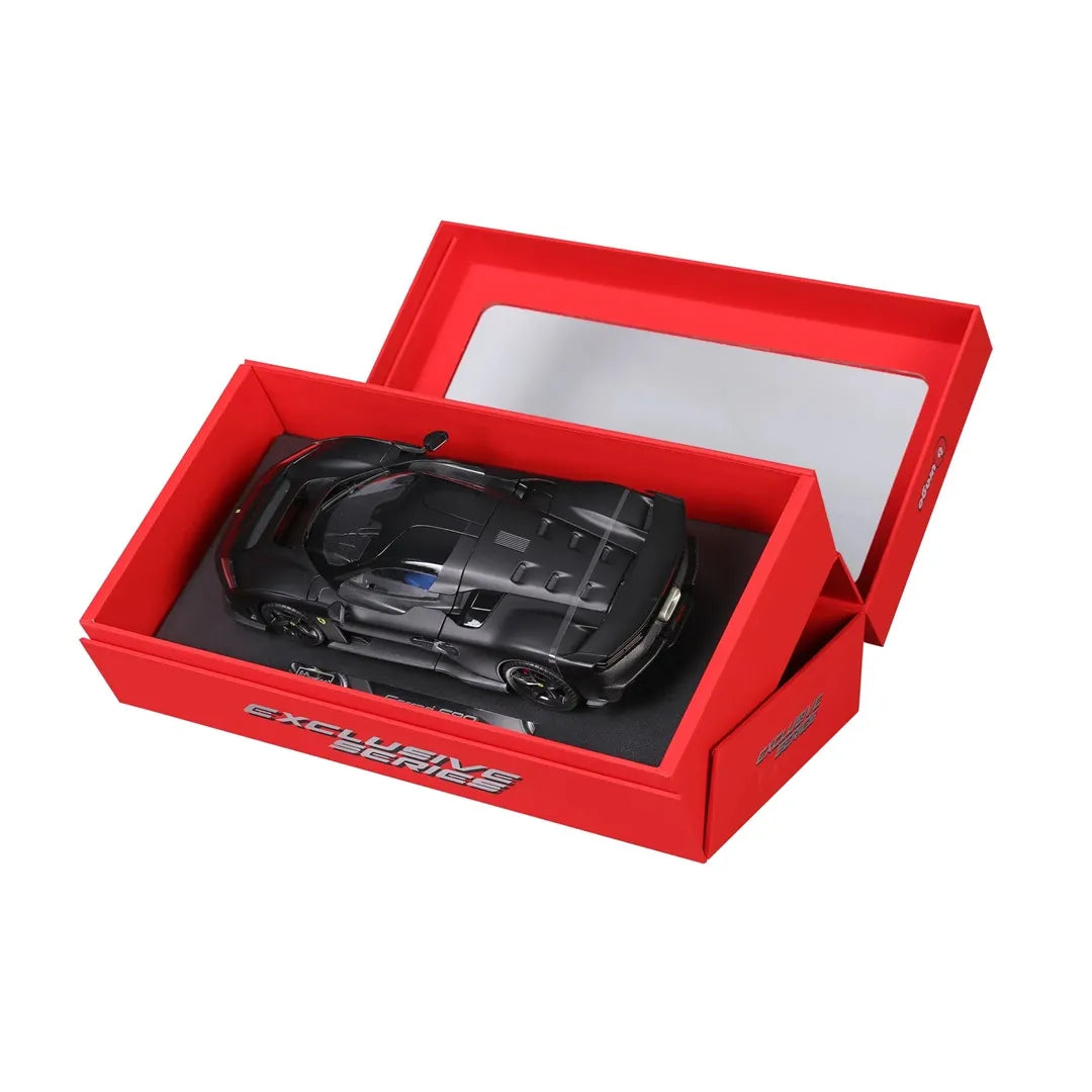 Ferrari F80 1/18 diecast scale car model by Bburago black