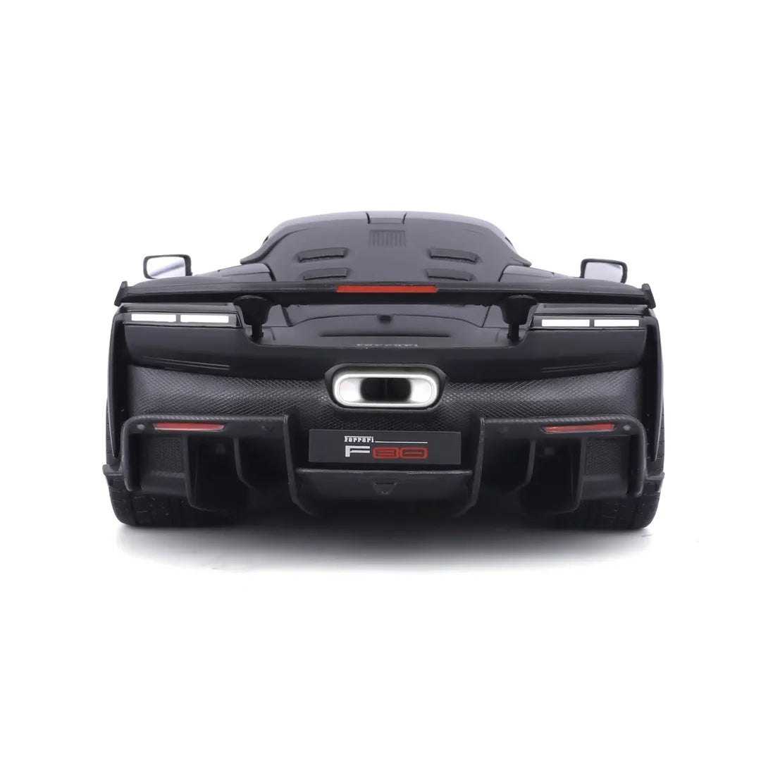 Ferrari F80 1/18 diecast scale car model by Bburago black