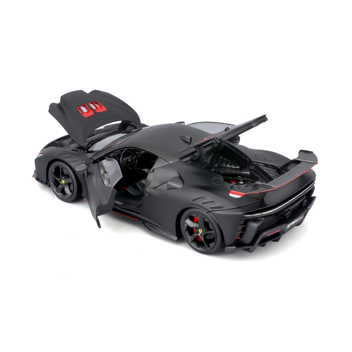 Bburago Ferrari SF 90 XX Stradale 1/18 Scale diecast car model Black