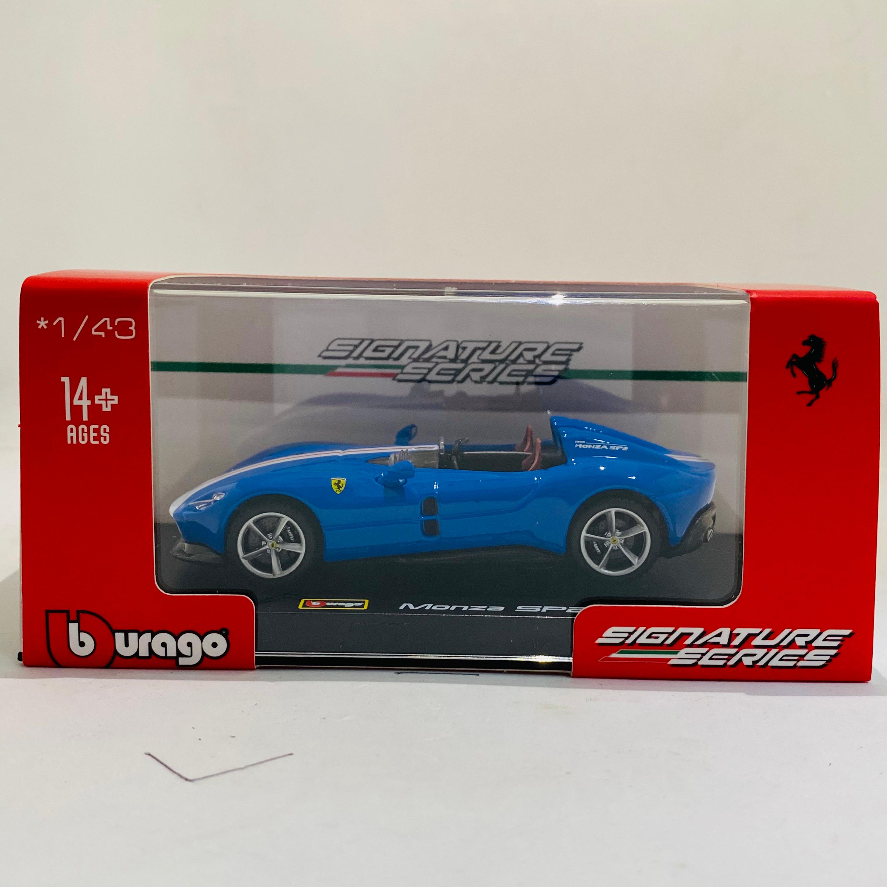 Bburago Ferrari Monza SP2 Blue 1/43