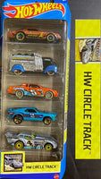 Hot Wheels Cars Set HW Circle Track series cars pack of five