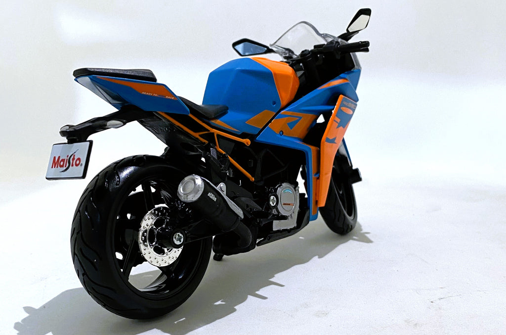 Maisto 2022 KTM RC 390 Bike Diecast model 1/12 Blue