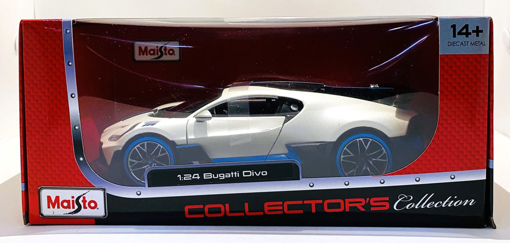Maisto 1:18 Bugatti Divo – Colore Grigio/blu, Nuovo In Scatola, Omaggio P&P - Foto 1