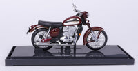 Jawa Classic 300 Maroon Chrome version of Jawa Yezdi bikes scale miniature model bike