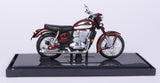 Jawa Classic 300 Maroon Chrome version of Jawa Yezdi bikes scale miniature model bike