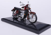Jawa Classic 300 Maroon Chrome version of Jawa Yezdi bikes scale miniature model bike