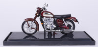 Jawa Classic 300 Maroon Chrome version of Jawa Yezdi bikes scale miniature model bike