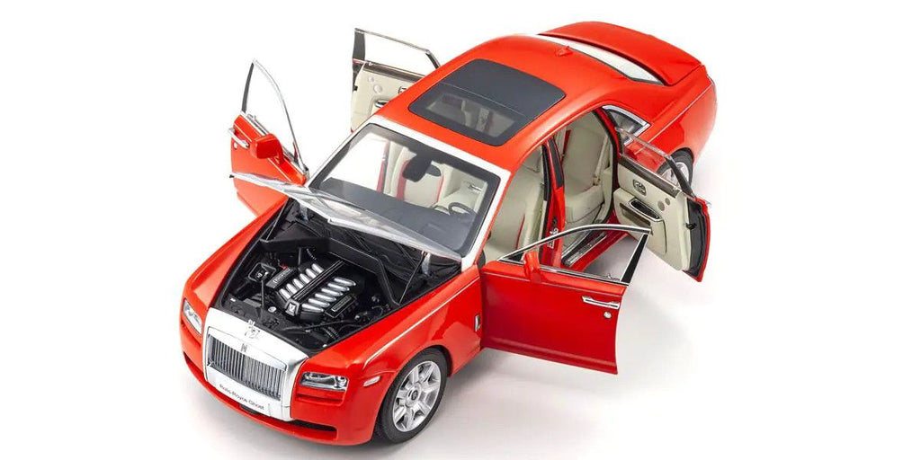 Kyosho Rolls Royce Ghost car model Red Silver 1/18