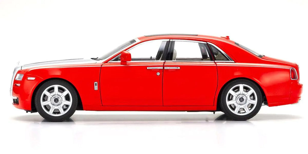 Kyosho Rolls Royce Ghost car model Red Silver 1/18