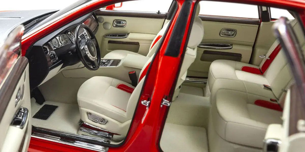 Kyosho Rolls Royce Ghost car model Red Silver 1/18