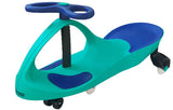 Brunte Kids Rideon Swing Car Magic car with LED wheels Green blue