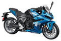 Maisto Suzuki GSX-8R blue diecast bike 1/18