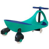 Brunte Kids Rideon Swing Car Magic car with LED wheels Green blue