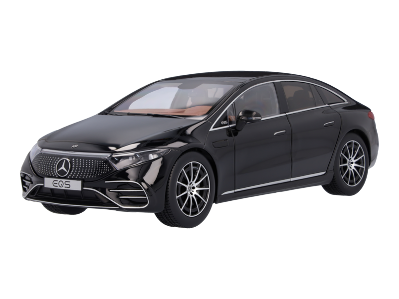 EQS, Saloon, AMG Line Mercedes Benz - V297 Obsidian black, NZG, 1/18