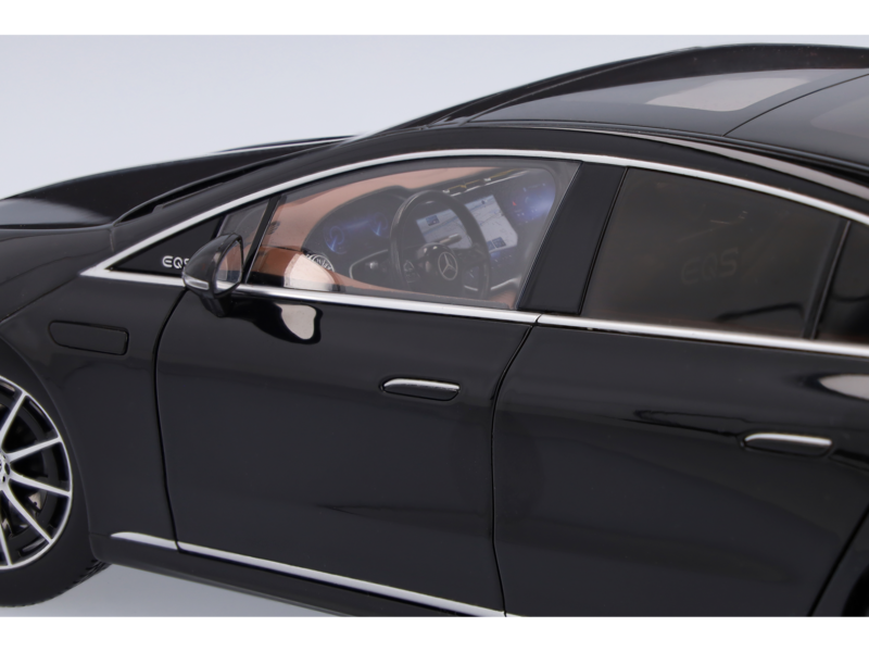 EQS, Saloon, AMG Line Mercedes Benz - V297 Obsidian black, NZG, 1/18