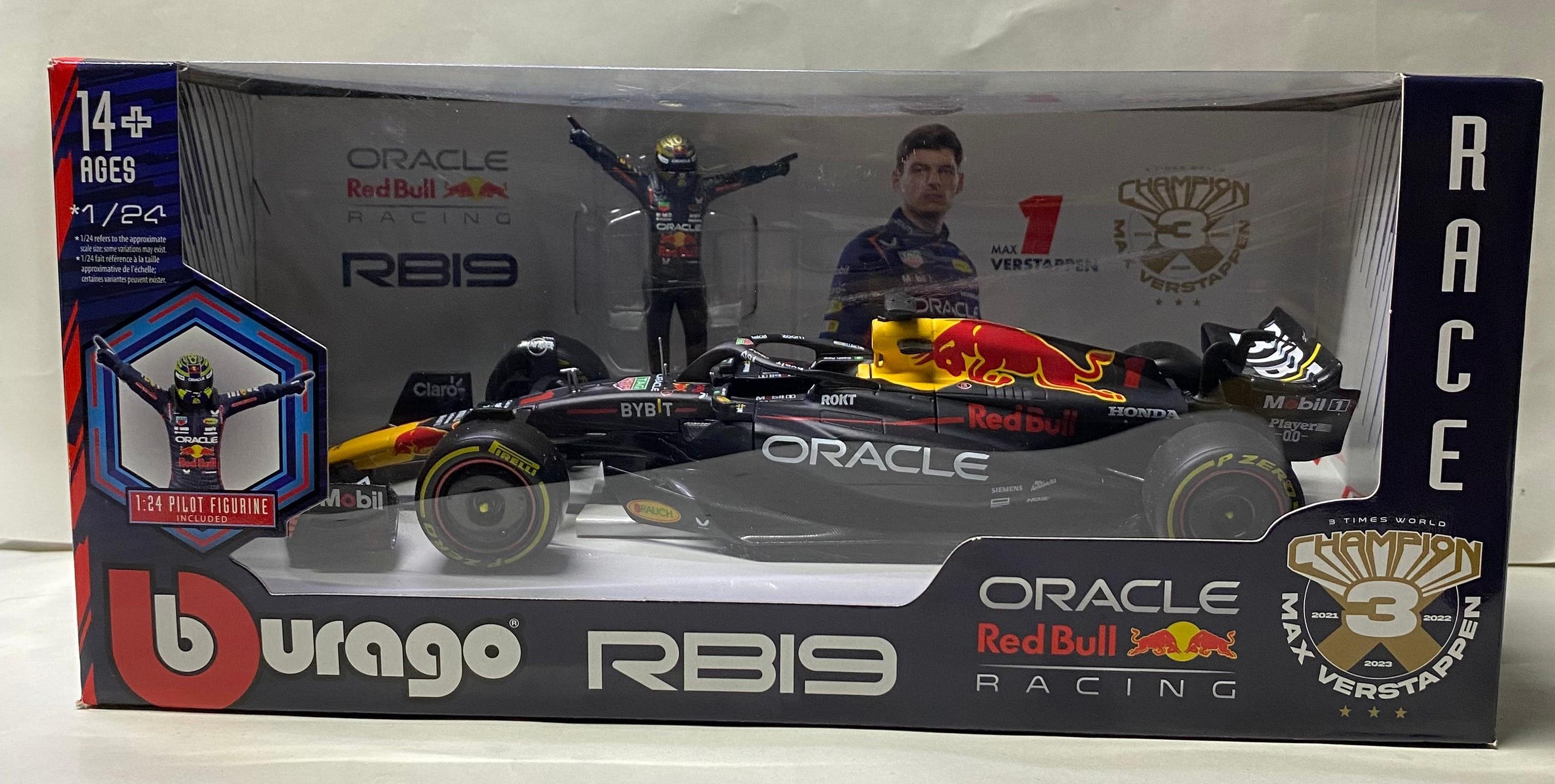 Bburgao Oracle Redbull RB19 f1 car model Max Verstappen with