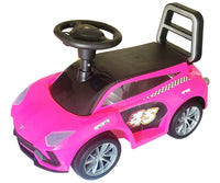 Brunte Ride on Car for Kids with Music with Horn Steering Push Car for Baby with Backrest Under Seat Storage Ride on for Kids 1 to 3 Years Pink
