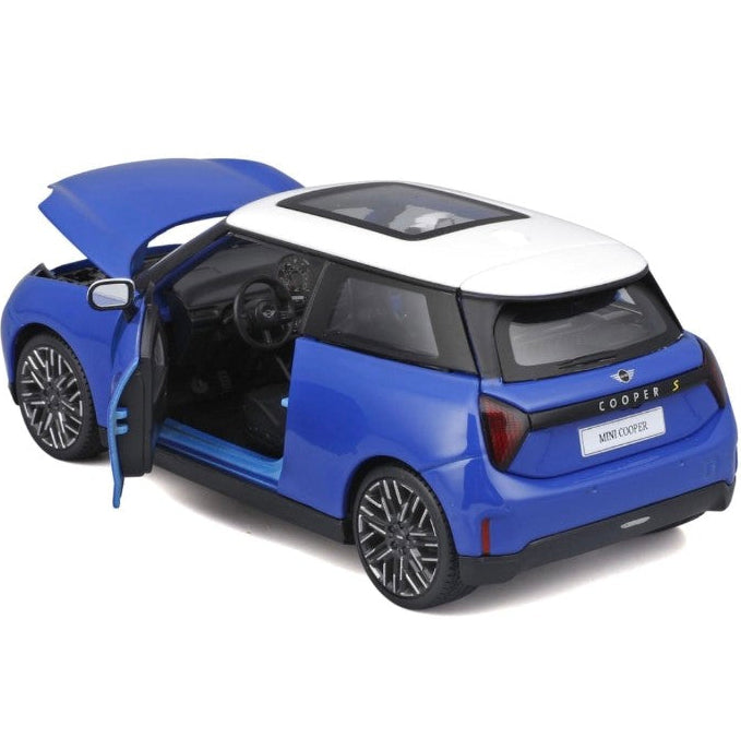 Bburago Mini Cooper SE(J01) 1/24 Diecast Miniature model car Blue