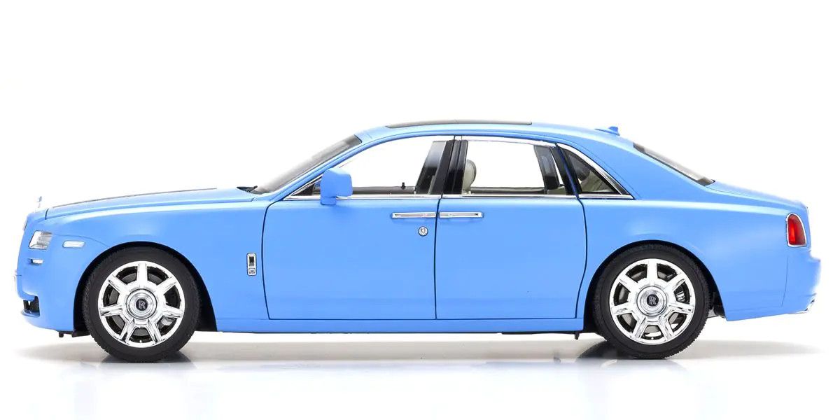 Kyosho Rolls Royce Ghost car model Blue 1/18