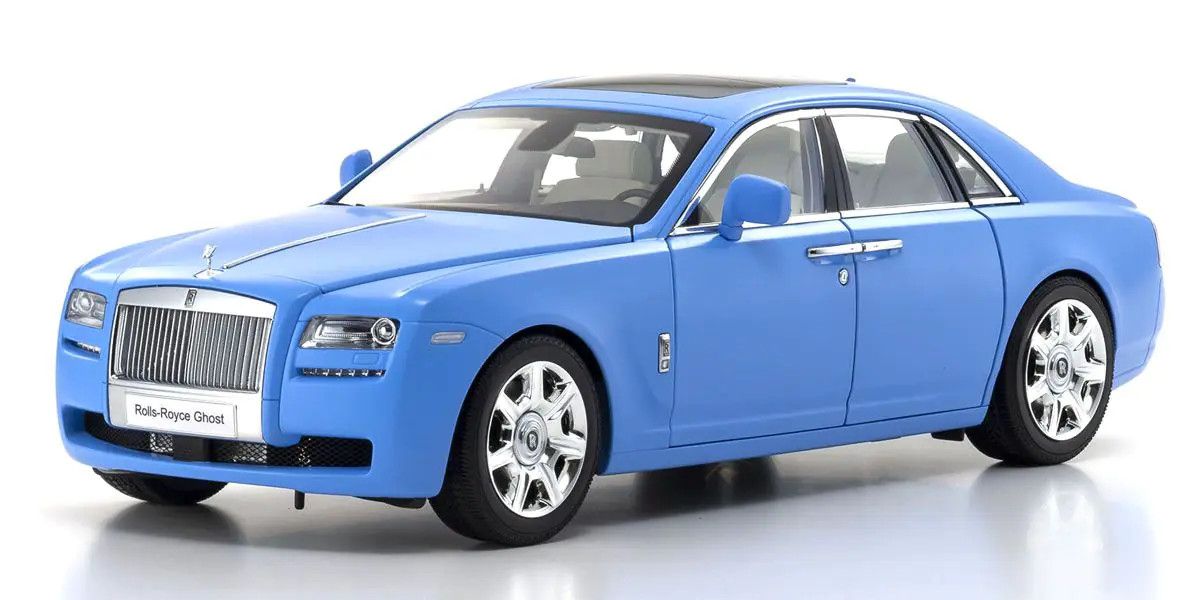 Kyosho Rolls Royce Ghost car model Blue 1/18 – Hobbytoys.co
