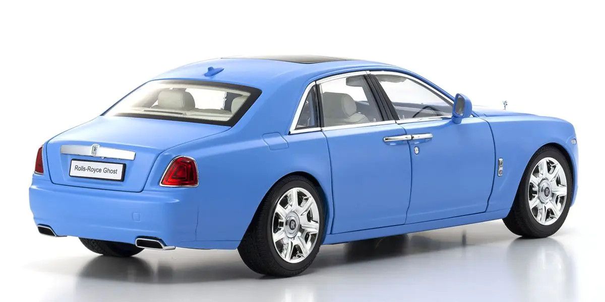 Kyosho Rolls Royce Ghost car model Blue 1/18