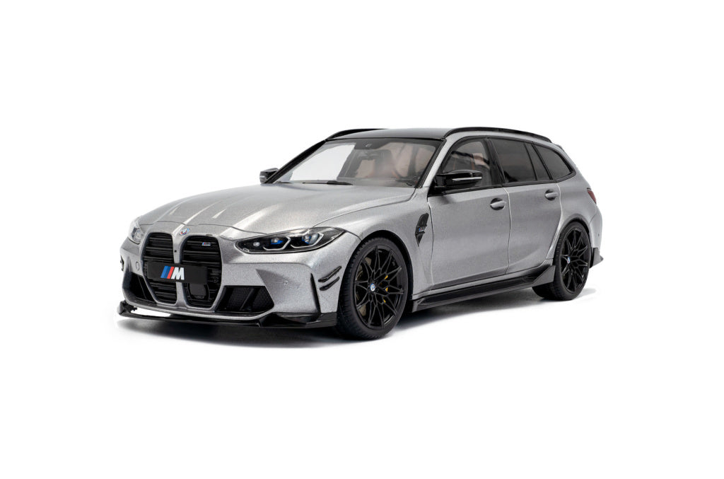 Solido 2024 BMW M3 Touring Performance Silver Grey 1/18 scale diecast model car