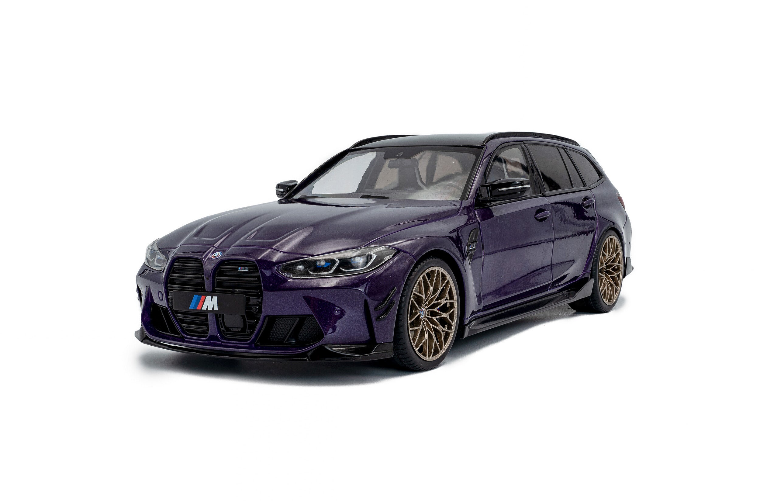 Solido 2024 BMW M3 Touring Performance Purple 1/18 scale diecast model car