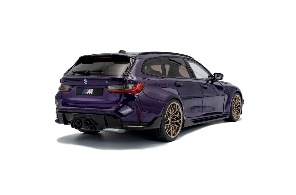 Solido 2024 BMW M3 Touring Performance Purple 1/18 scale diecast model car