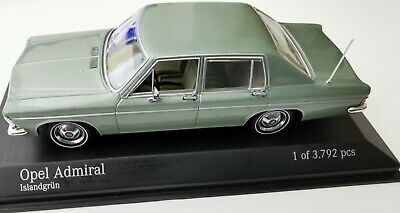 Minichamps Opel Admiral Iceland Green 1/43