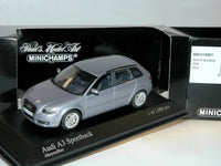 Minichamps Audi A3 Sportback Silver 1/43