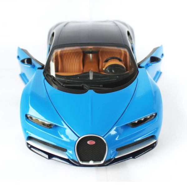Bburago Bugatti Chiron 1/18 Blue - Hobbytoys - 3