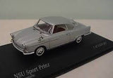 Minichamps NSU Sports Prinz Silver Metallic Car 1/43