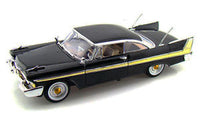 Motor Max 1:18 1958 Plymouth Fury without paper box but with the plate and frame