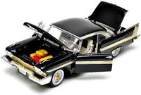 Motor Max 1:18 1958 Plymouth Fury without paper box but with the plate and frame