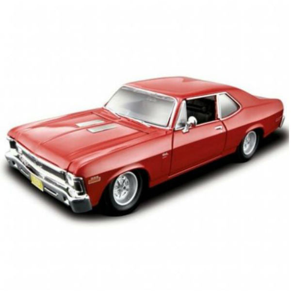 Maisto 1970 Chevrolet Nova SS Coupe 1/18 Red - Hobbytoys