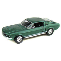 Maisto 1967 Ford Mustang GTA Fastback 1/18 Green - Hobbytoys