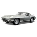 Maisto 1965 Chevrolet Corvette 1/18 Grey - Hobbytoys